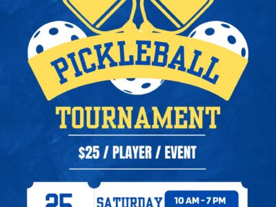 Pickleball tournament!!!