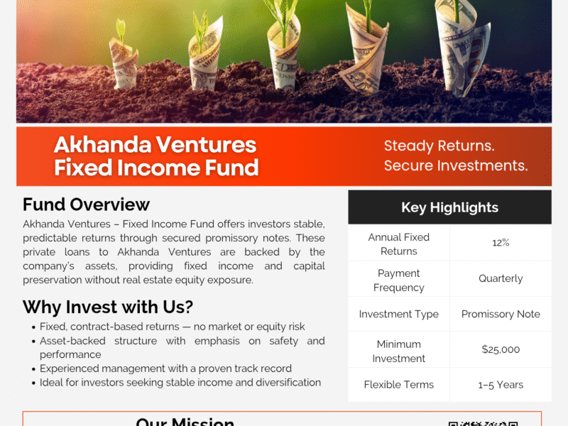 Akhanda Ventures – Fixed Income Fund