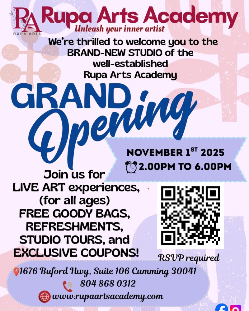 Rupa Arts Academy- Exclusive offer for Mountain Crest residents