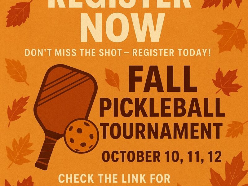 MC Fall Pickleball Tournament
