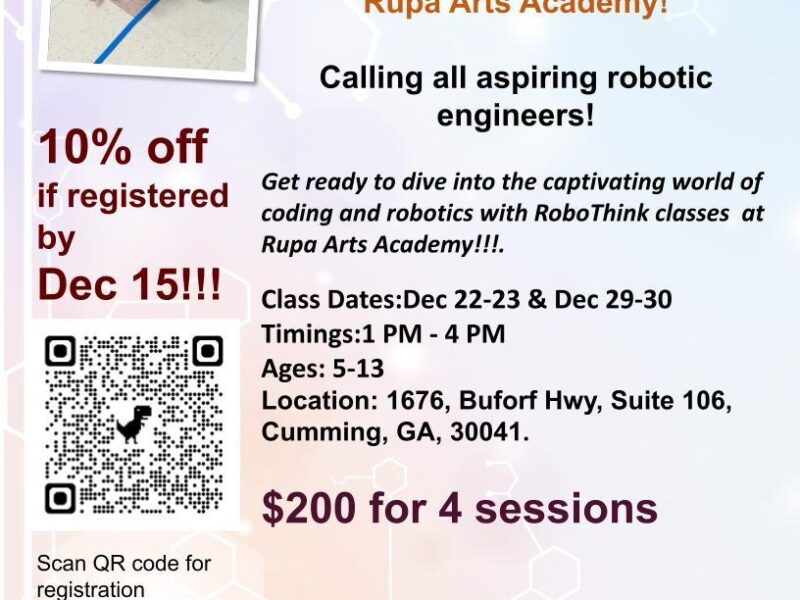 Robotics camp Dec 2026